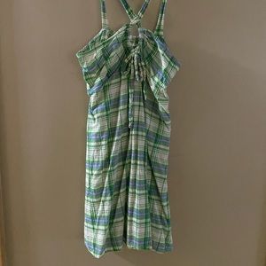 Plaid summer dress